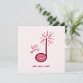 Geburtsdatum Feiertagskarte (Stehend Vorderseite)