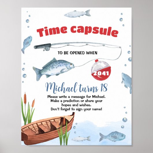 Geburtsdatum - Kapselzeichen Poster (Vorne)