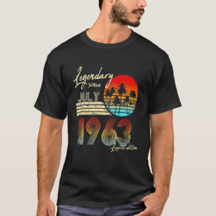 Geburtsdatum Legendär seit Juli 1963 T-Shirt