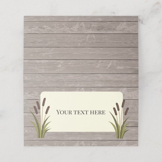 Geburtsdatum oder Babyduschtenschild Platzkarte (Außenseite Aufgefaltet)