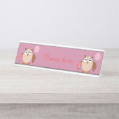 Geburtsdatum Personalisierter Schreibtisch Zeichen Schreibtischnamensplakette (Vorderseite )