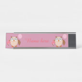 Geburtsdatum Personalisierter Schreibtisch Zeichen Schreibtischnamensplakette (Vorderseite )