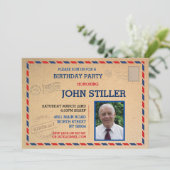 Geburtsdatum Postkarte Post Foto Post Post Post Po (Stehend Vorderseite)