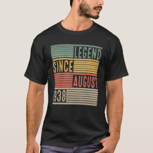 Geburtsdatum Seit August 1938 84 Jahre T-Shirt