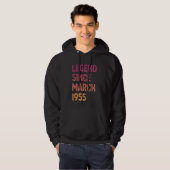 Geburtsdatum seit März 1955 Hoodie (Vorne ganz)