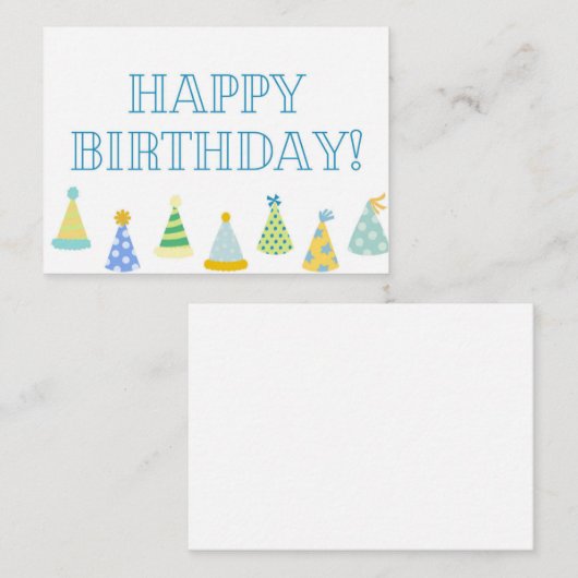 Geburtsdatum Tag/Karte Mitteilungskarte (Vorne/Hinten)