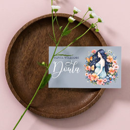 Geburtsdatum und Postpartum Doula Foto QR Code Visitenkarte