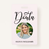 Geburtsdatum und Postpartum Foto Doula Ausweis (Vorderseite)