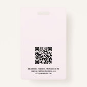 Geburtsdatum und Postpartum Foto Doula Ausweis (Rückseite)