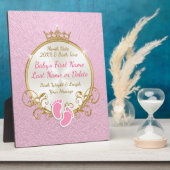 Geburtsdatum und Uhrzeit in einer beliebigen Farbe Fotoplatte (Seite)