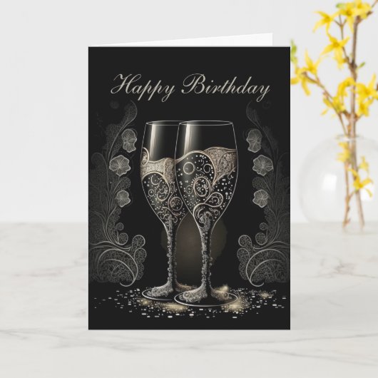 Geburtsday Custom Message Card Karte (Gelbe Blume)