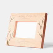 Geburtsdetails Personalisiert Geätzte Rahmen (Links)