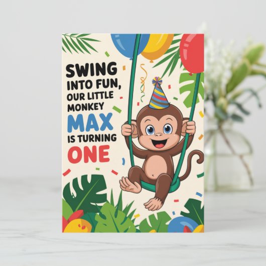 Geburtseinladung Einladung (Stehend Vorderseite)