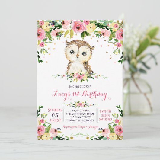 Geburtseinladung Einladung (Stehend Vorderseite)