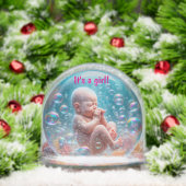 Geburtserklärung Snow Globe Schneekugeln (Weihnachten)