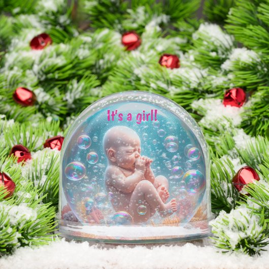 Geburtserklärung Snow Globe Schneekugeln (Weihnachten)