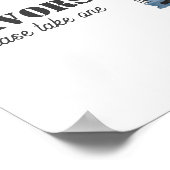 Geburtsfavorisierzeichen des Baufahrzeugs Poster (Ecke)