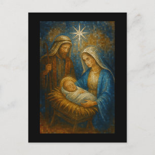 Geburtsfenstermosaik   Heilige Familie  Postkarte