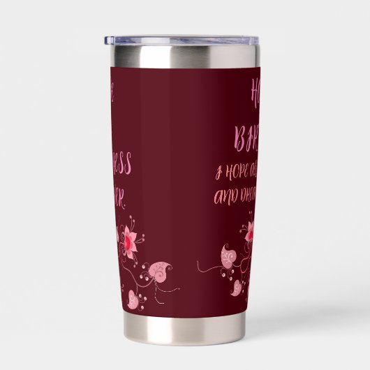 GEBURTSGESCHENK FÜR MAMA, VATER, SCHWESTER, SOHN, THERMOBECHER (Rechts)