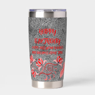 GEBURTSGESCHENK FÜR MAMA, VATER, SCHWESTER, SOHN,  THERMOBECHER
