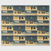 Geburtsgeschichte 3D Geschenkpapier (Flach)