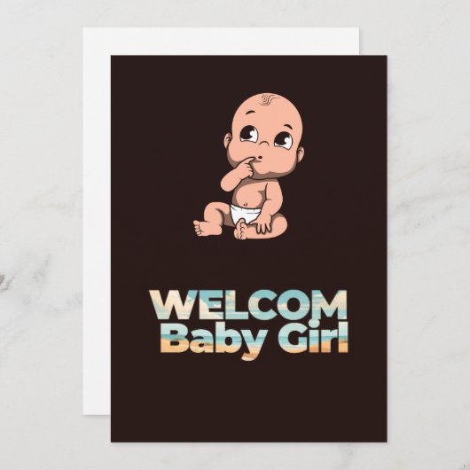 Geburtsgratulation Feiertagskarte (Vorne/Hinten)