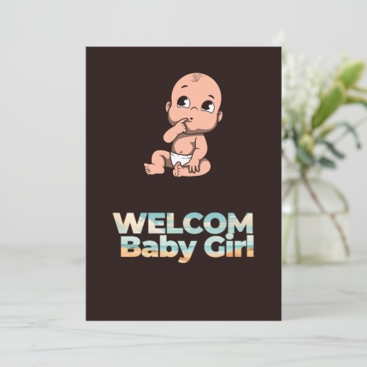 Geburtsgratulation Feiertagskarte (Stehend Vorderseite)