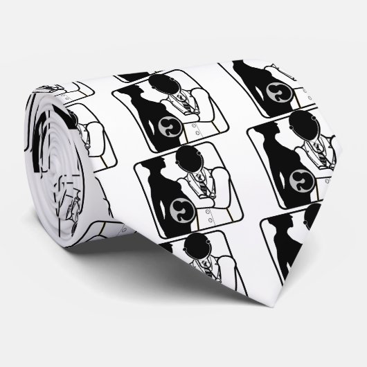 GEBURTSHELFER-LOGO - KRAWATTE OB/GYN (Gerollt)