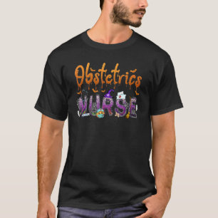 Geburtshelferin Krankenschwester Vintage Grusel Ha T-Shirt