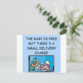 Geburtsherz Postkarte (Stehend Vorderseite)