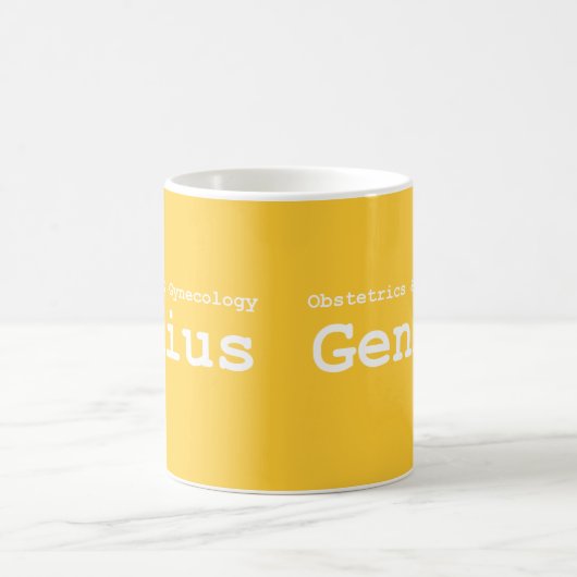 Geburtshilfe-u. Gynecology-Genie-Geschenke Kaffeetasse (Mittel)