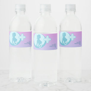 Geburtshilfe und Gynäkologie Wasserflaschenetikett