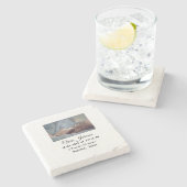 Geburtshinweise fügen Datumsplattdaten hinzu Steinuntersetzer (Seitenansicht)