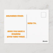 Geburtshut mit bengalischem Tiger Postkarte (Rückseite)