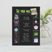 Geburtsjahr 1924 Einladung (Stehend Vorderseite)