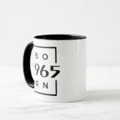 Geburtsjahr 1965 Tasse (Vorderseite Links)