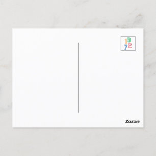 Geburtsjahr - 1972 - 50. Geburtstag Postkarte