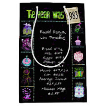 Geburtsjahr 1983 Fun Trivia auf schwarz