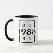 Geburtsjahr 1988 Tasse (Links)
