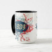 Geburtsjahr 1989 oder seit 1989 oder Hergestellt i Tasse (Vorderseite Links)