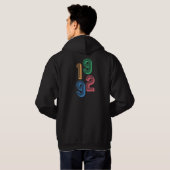 Geburtsjahr - 1992 - 30. Geburtstag Hoodie (Schwarz voll)