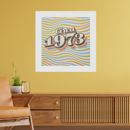 Geburtsjahr - Circa 1973 Poster