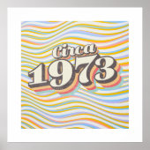 Geburtsjahr - Circa 1973 Poster (Vorne)