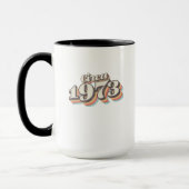 Geburtsjahr - Circa 1973 Tasse (Links)