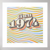 Geburtsjahr - Circa 1974 Poster (Vorne)