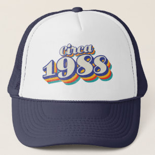 Geburtsjahr - Circa 1988 Truckerkappe