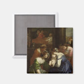 Geburtsjahr der Jungfrau, c.1620 Magnet (Vorderseite/Rückseite)