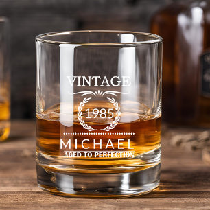 Geburtsjahr-Meilenstein-Name-Monogramm-Geburtstag Whiskyglas