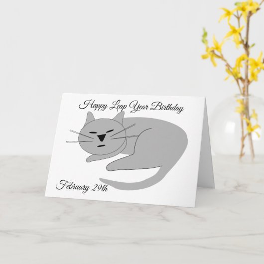 Geburtsjahrkarte Karte (Gelbe Blume)