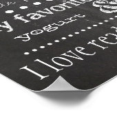 Geburtsjahrposter Poster (Ecke)